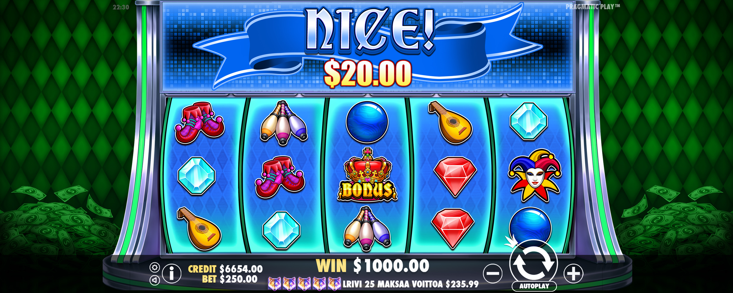 Joker's Jewels Cash - screenshot with slot description 4